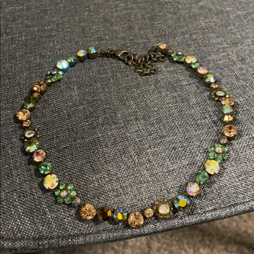 Beautiful green and brown sorrelli necklace
